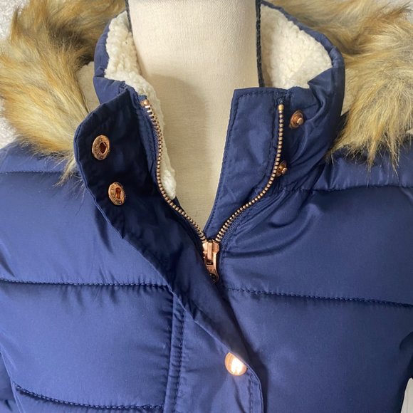 Old Navy blue puffer jacket - Picture 5 of 7